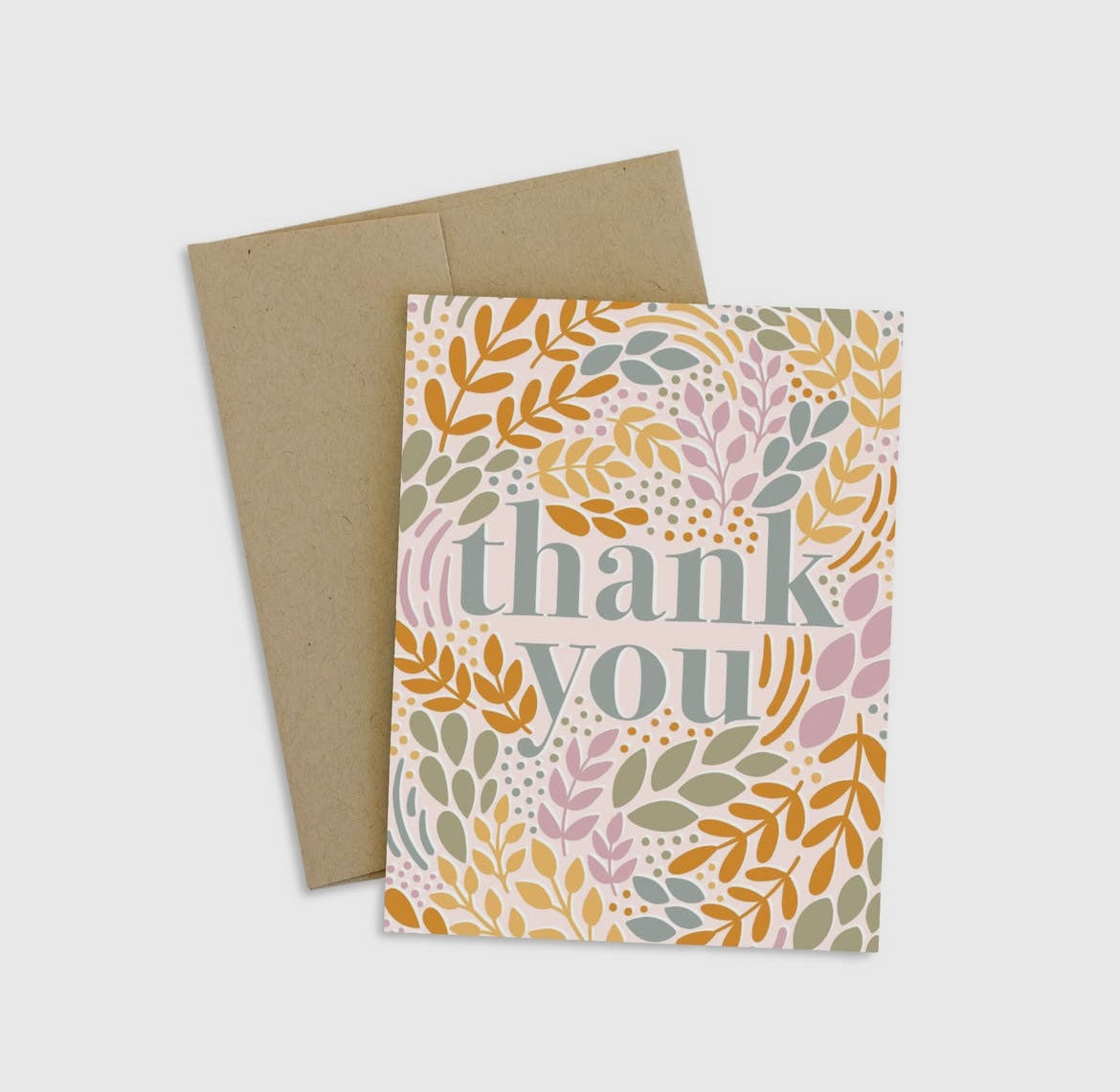 Floral Thank You Card